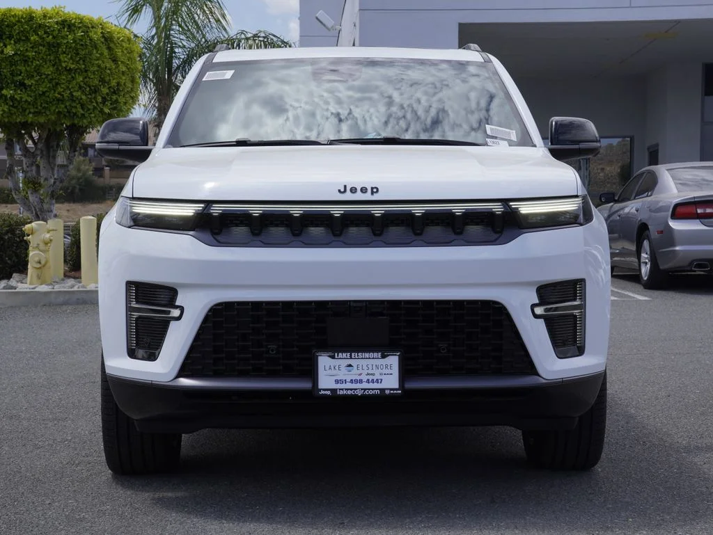 New 2026 Bright White Clearcoat Jeep Summit Obsidian image 8