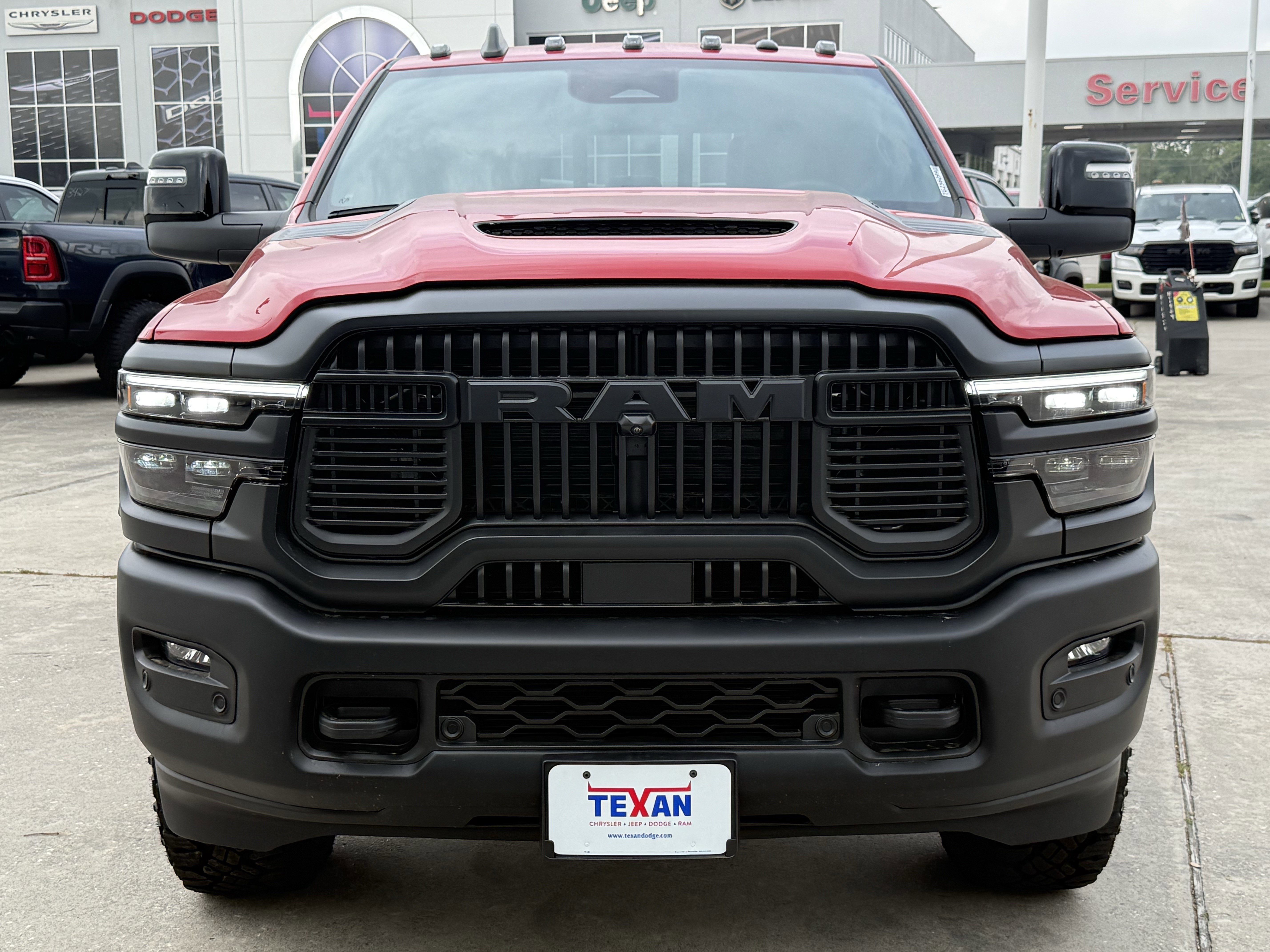 New 2026 Flame Red Clear-Coat Exterior Paint RAM Rebel image 6