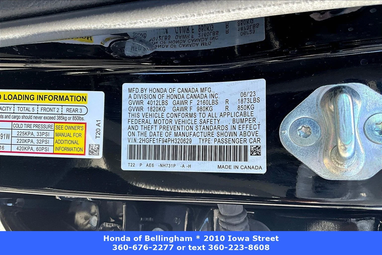 Used 2023 Black Honda Touring image 16
