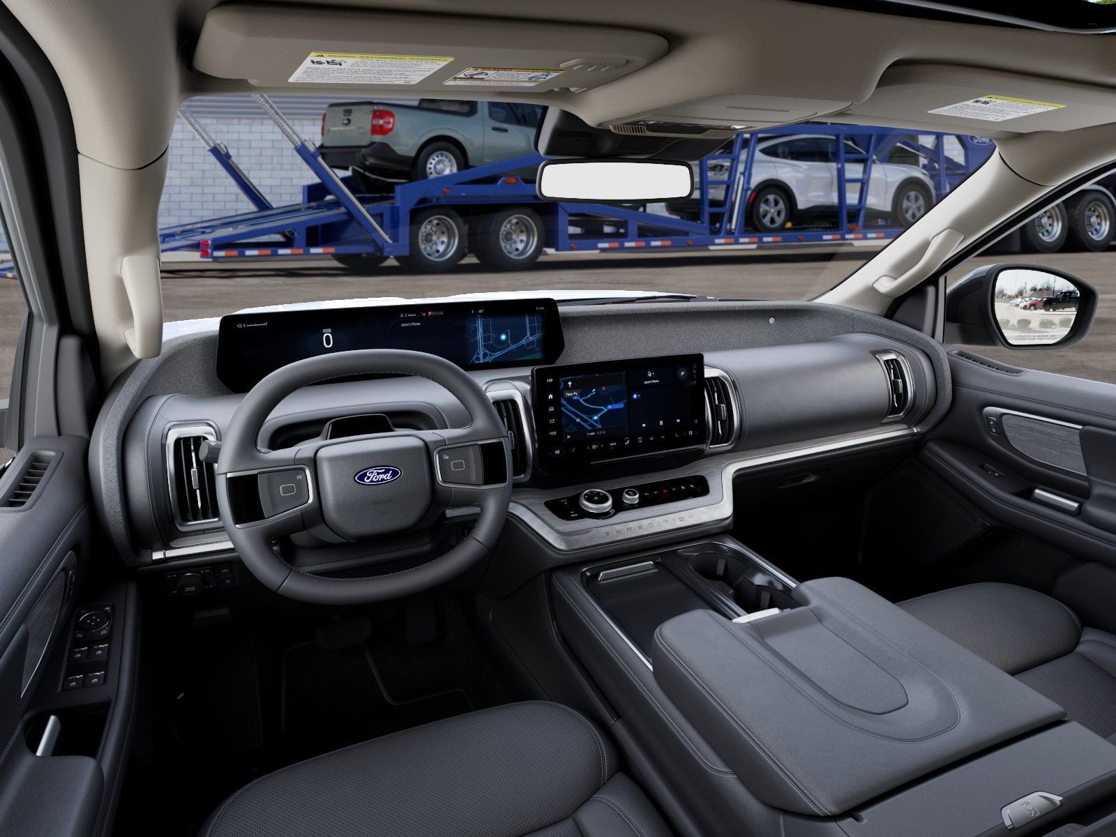 New 2027 Star White Metallic Tri-Coat Ford Platinum image 9