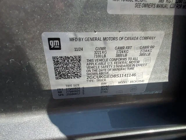 Used 2025 Sterling Gray Metallic Chevrolet LTZ image 36
