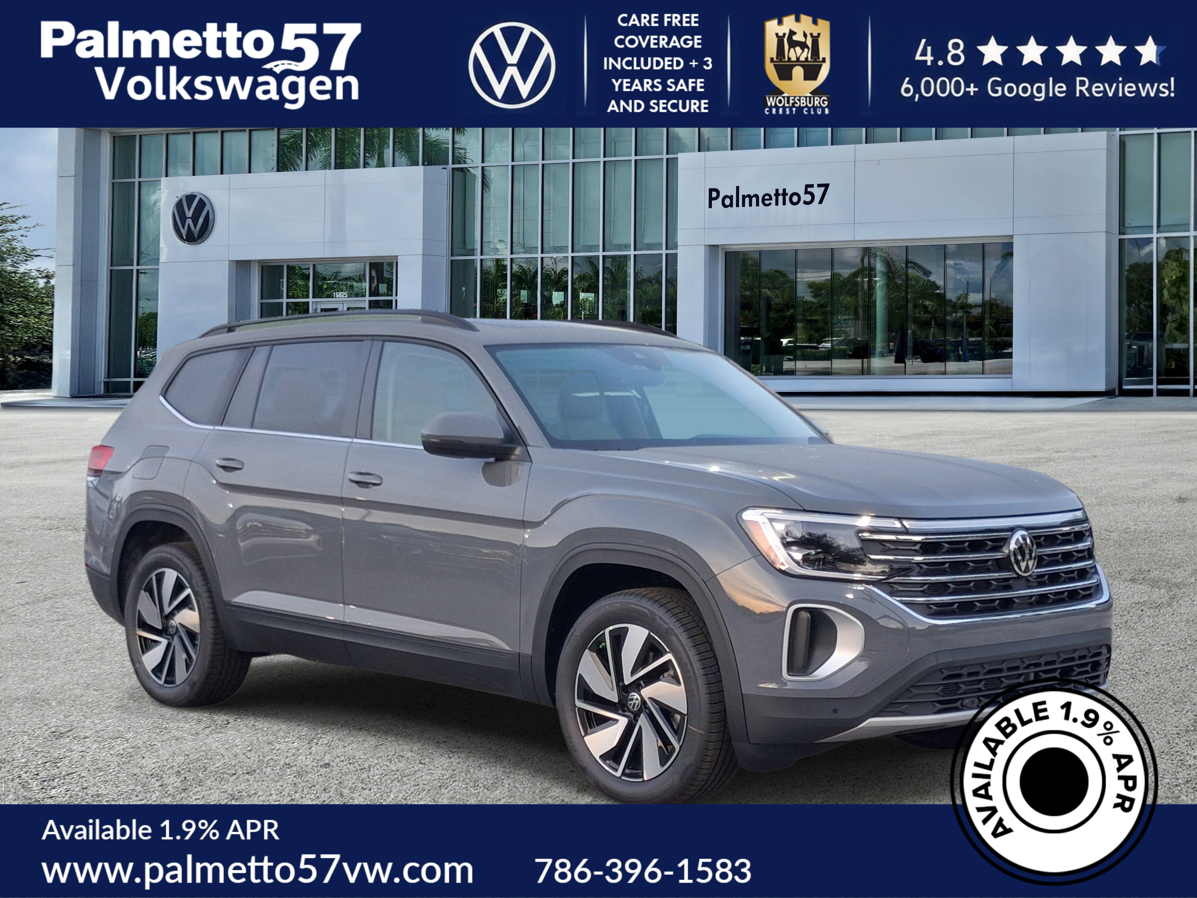New 2026 Gray Volkswagen 2.0T SE w/Technology image 1