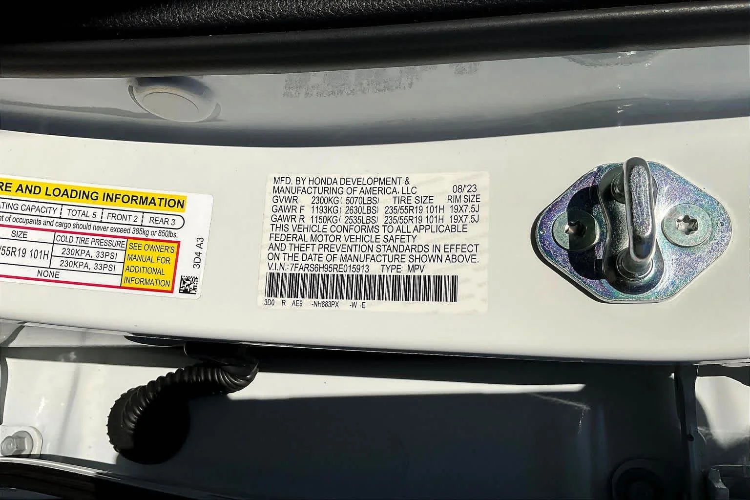 Used 2024 Platinum White Pearl Honda Sport Touring image 35