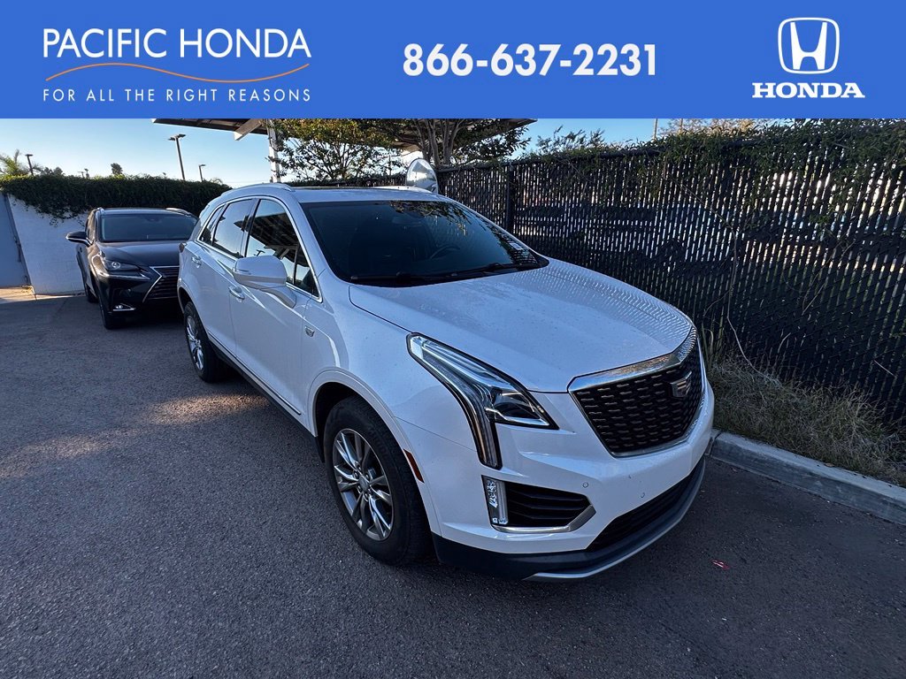 Used 2020 White Cadillac Premium Luxury image 1