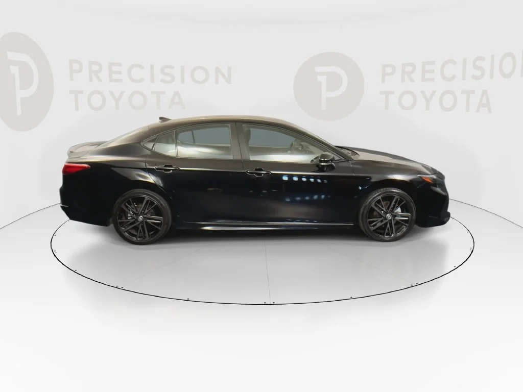 Used 2025 Midnight Black Metallic Toyota XSE image 12