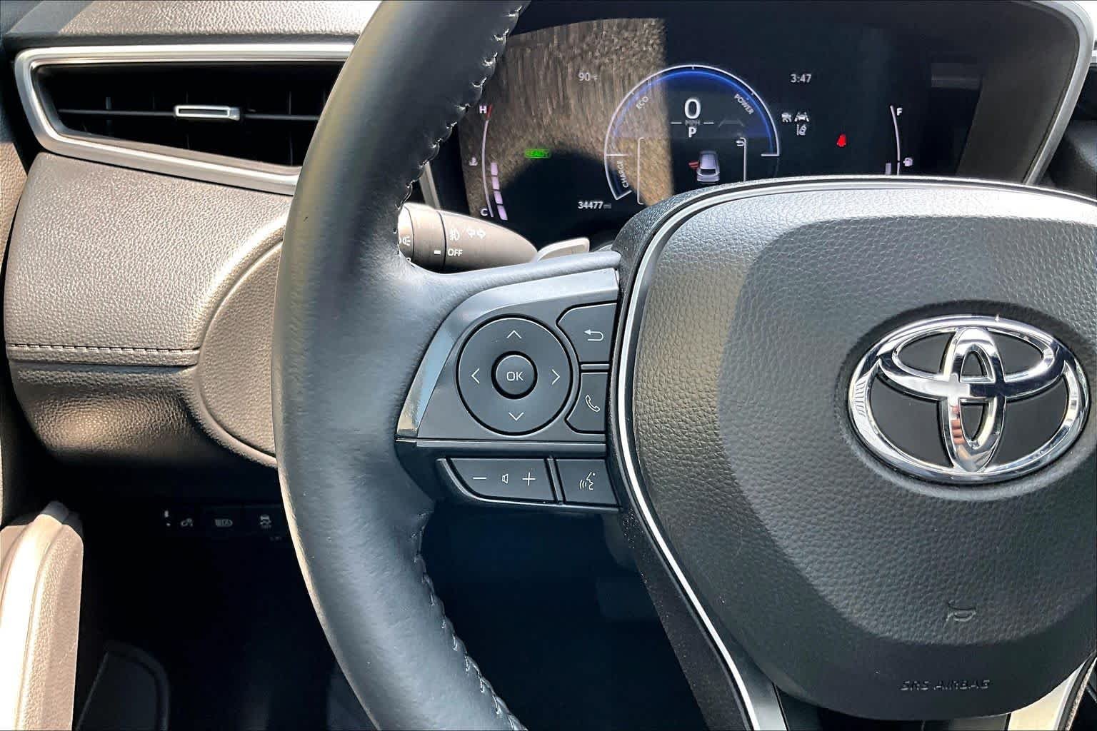 Used 2024 Blue Crush Metallic Toyota Hybrid XSE image 24