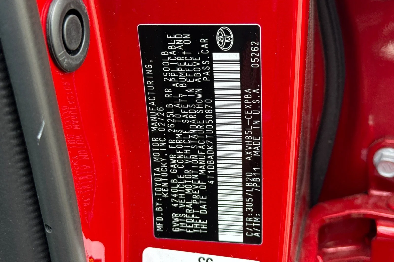 New 2026 Red Toyota XSE image 31