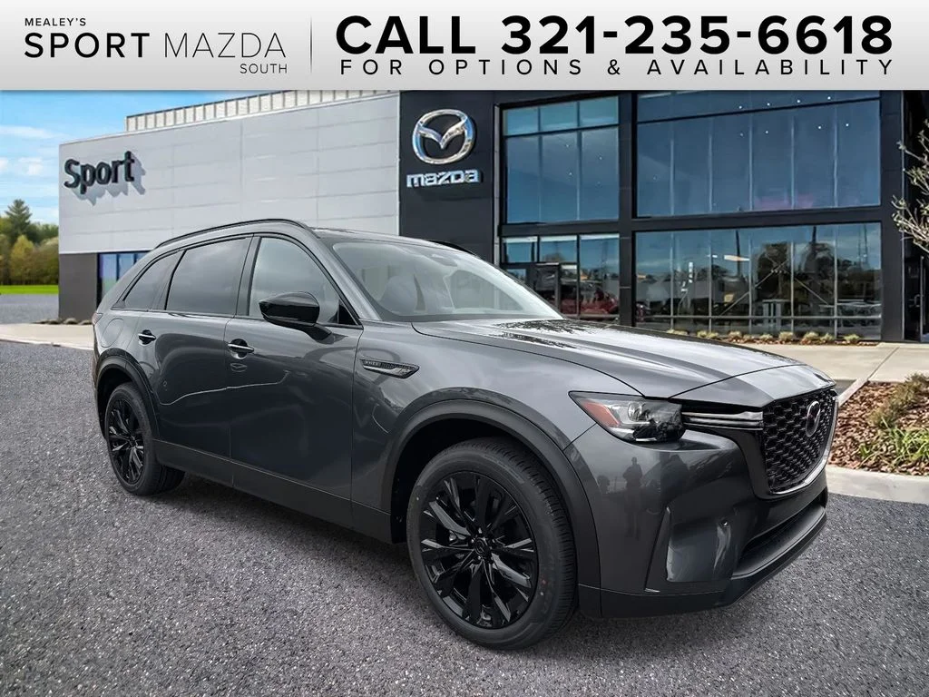 New 2026 Machine Gray Metallic Mazda Premium Sport AWD image 1