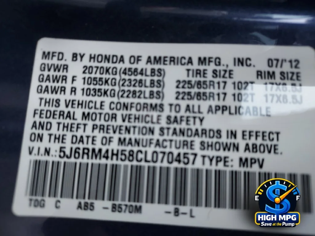 Used 2012 Blue Honda EX image 35
