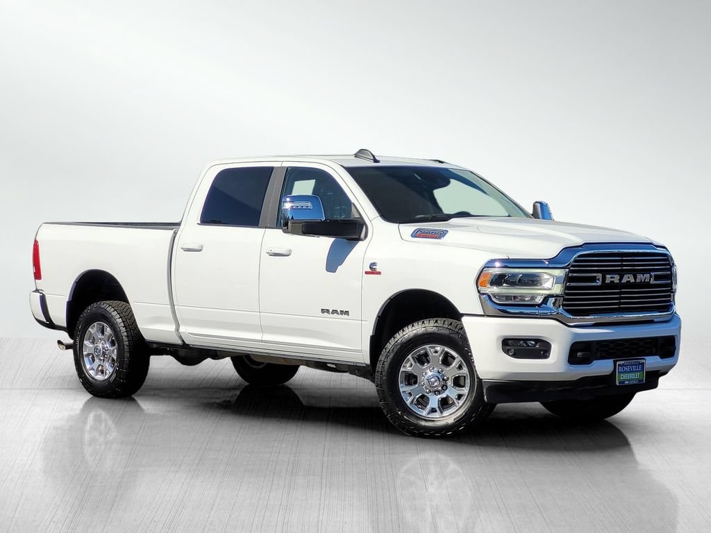 Used 2024 Bright White Clea Ram Laramie image 1