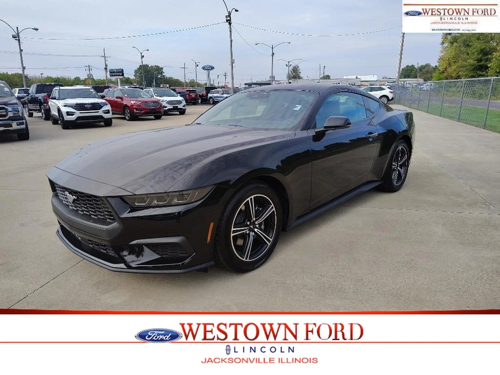 New 2025 Shadow Black Ford EcoBoost® Premium Fastback image 1