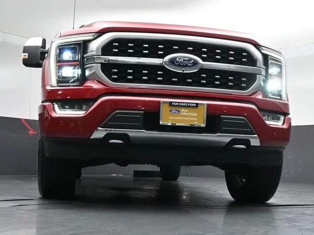 Certified Used 2021 Red Ford Platinum image 38