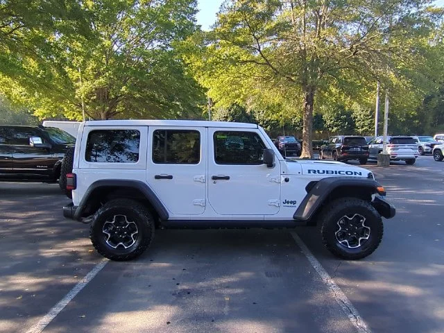 Used 2022 White Jeep Unlimited Rubicon 4xe image 6