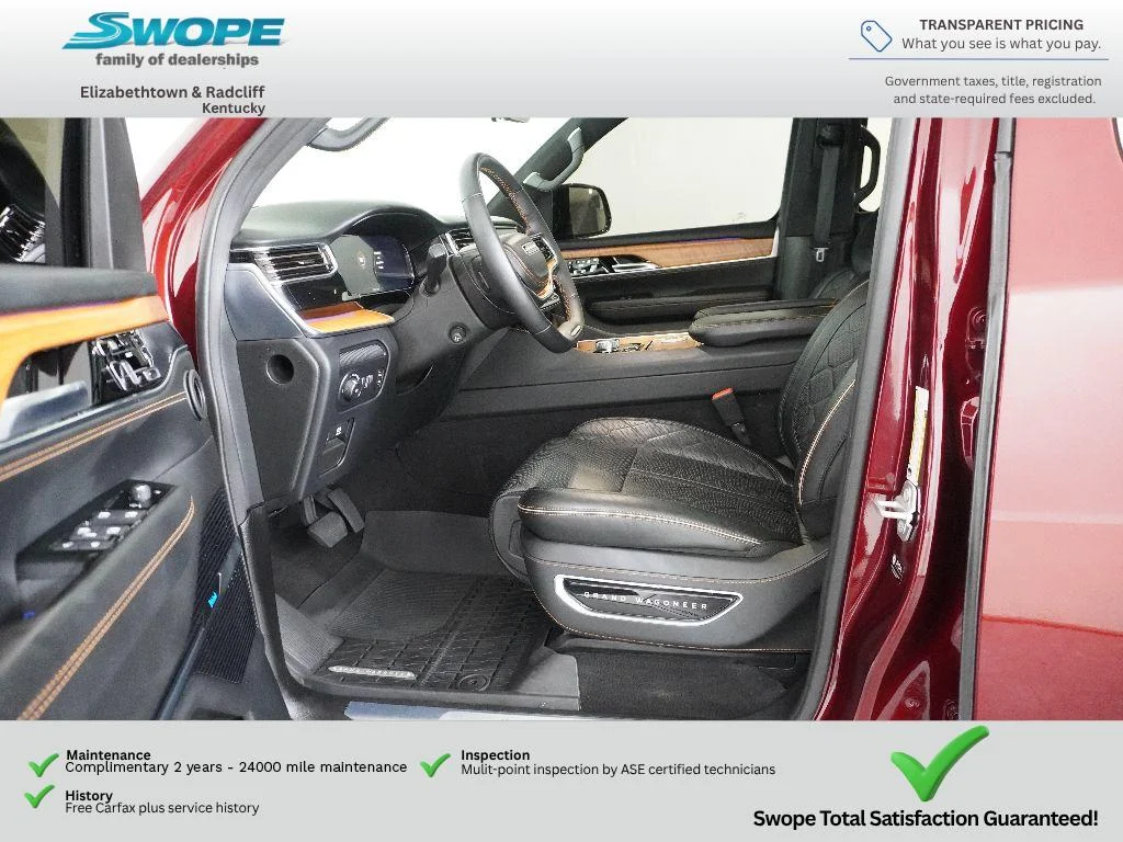 Used 2024 Velvet Red Pearlcoat Jeep Series III image 13