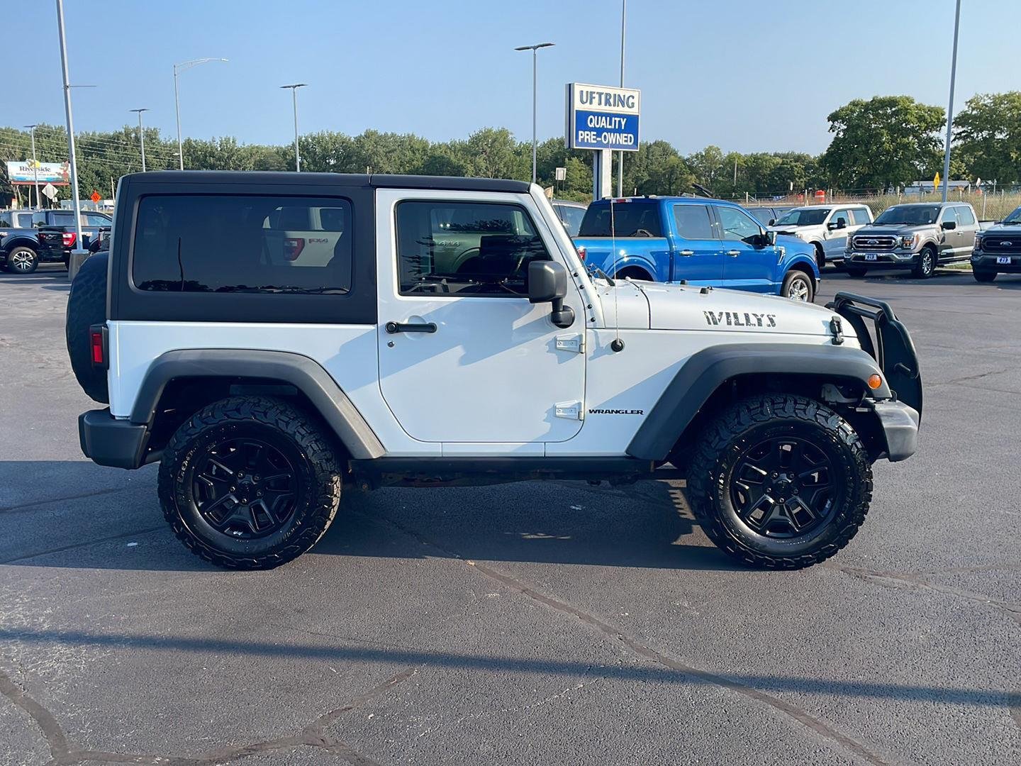 Used 2016 Bright White Clearcoat Jeep Willys Wheeler image 6