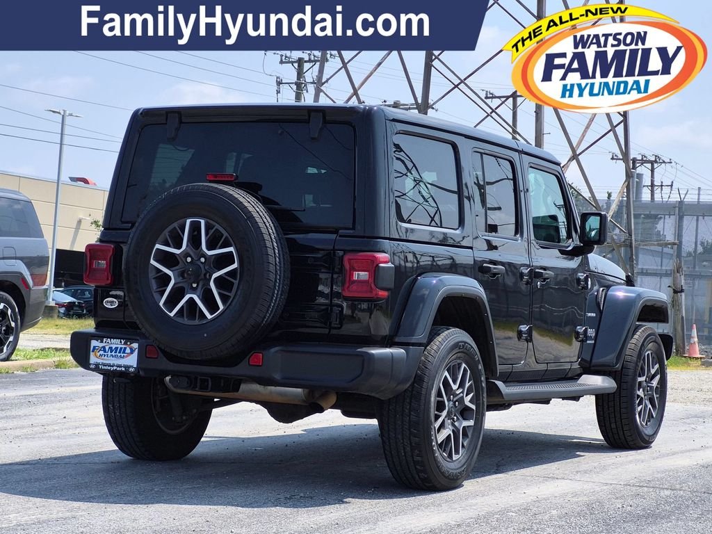 Used 2024 Black Jeep Sahara image 4