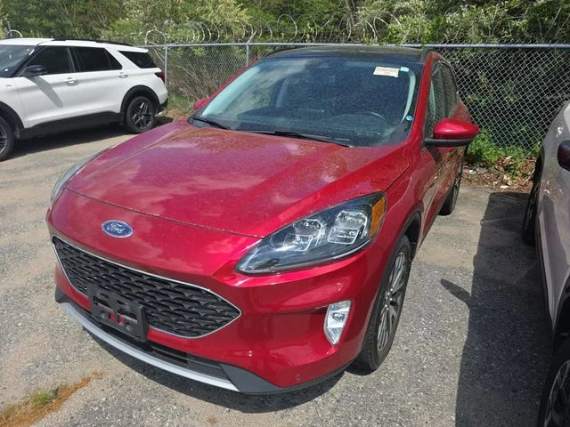 Used 2022 Red Ford Titanium image 2