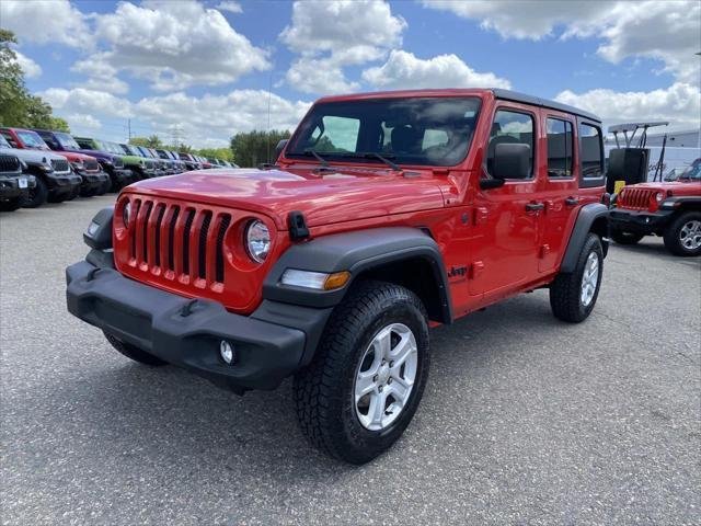 Used 2022 Firecracker Red Clearcoat Jeep Sport S image 8