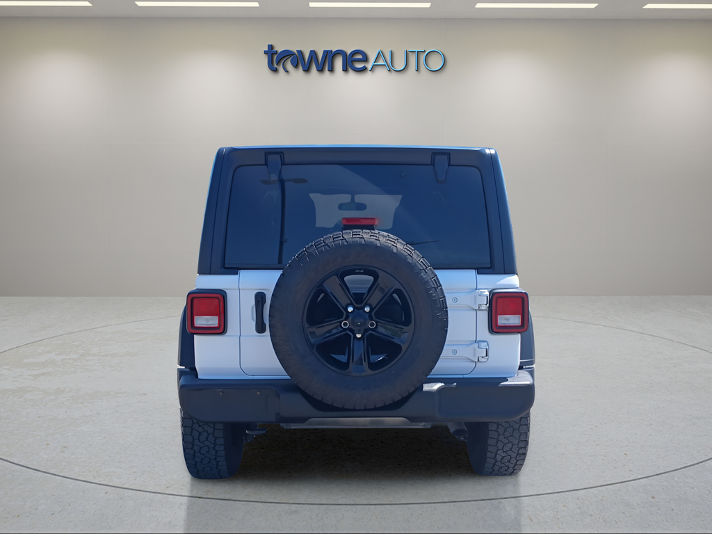 Used 2021 White Jeep Unlimited Sport Altitude image 4