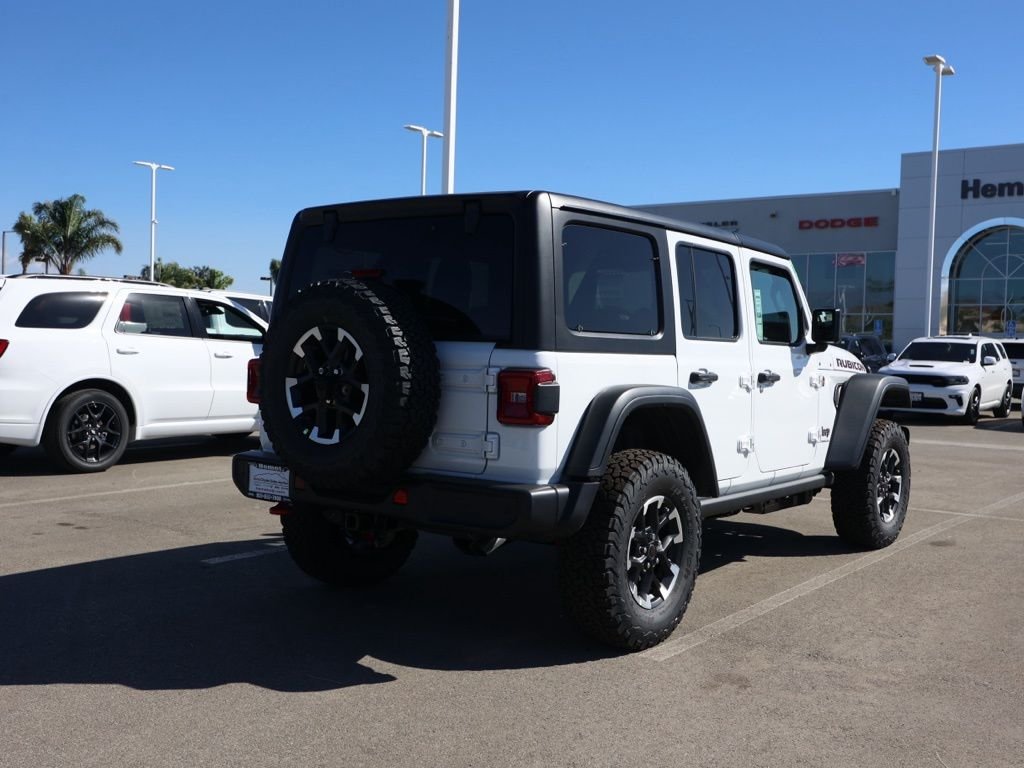 New 2026 Bright White Clear-Coat Exterior Paint Jeep Rubicon image 3