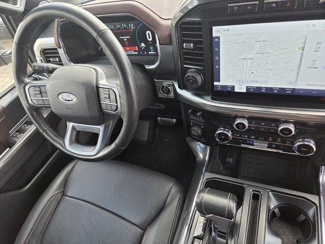 Used 2023 Star White Metallic Tri-Coat Ford LARIAT image 35