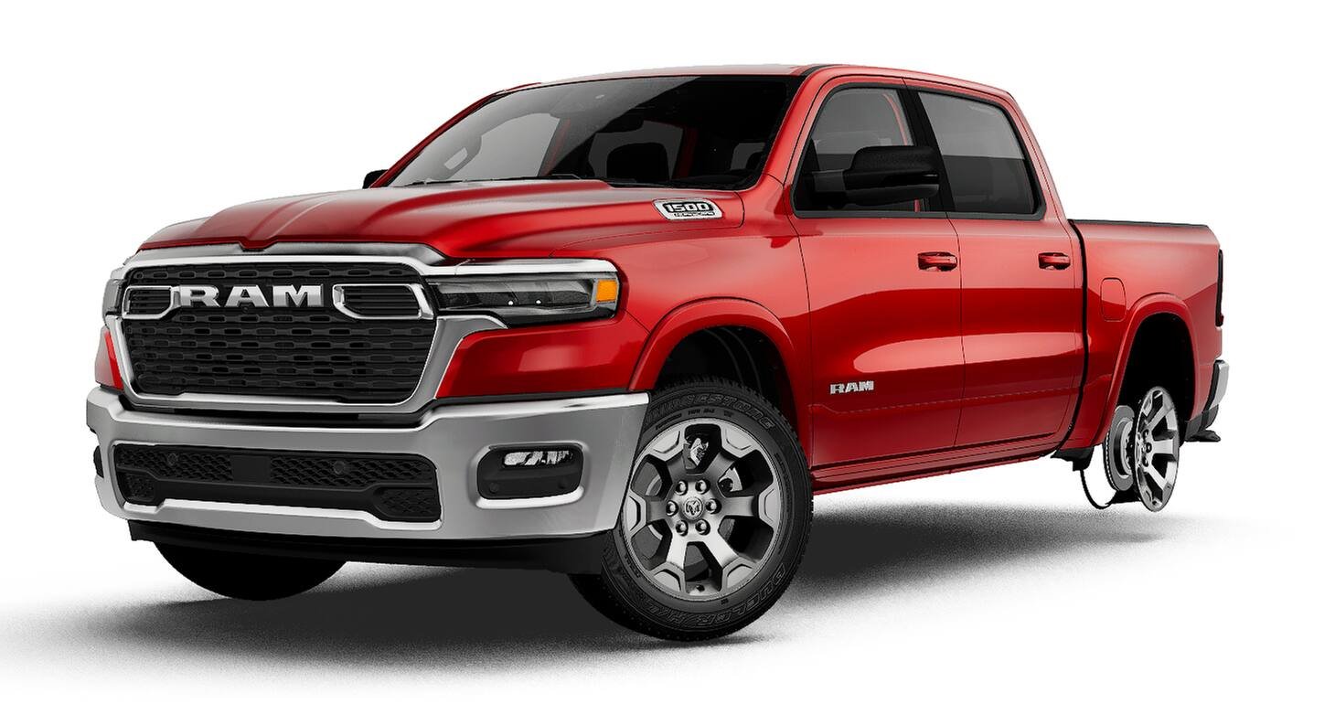 New 2027 Molten Red Pearl-Coat Exterior Paint RAM BIG HORN image 13