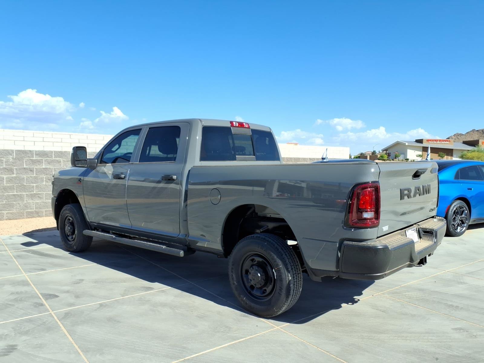 New 2026 Ceramic Gray Clear-Coat Exterior Paint RAM Tradesman image 4