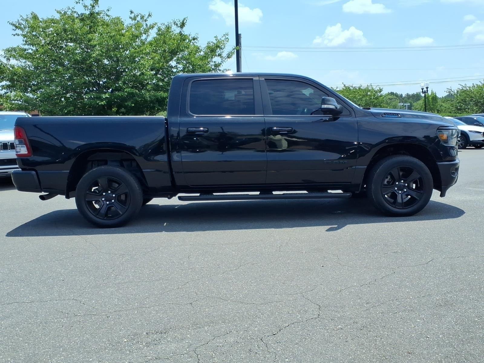 Used 2022 Diamond Black Crystal Pearlcoat Ram Big Horn image 11