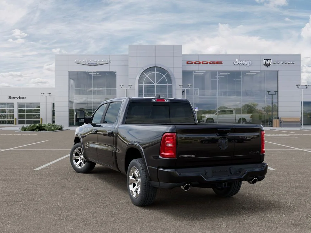 New 2026 Diamond Black Crystal Pearl-Coat Exterior Paint RAM Big Horn/Lone Star image 3