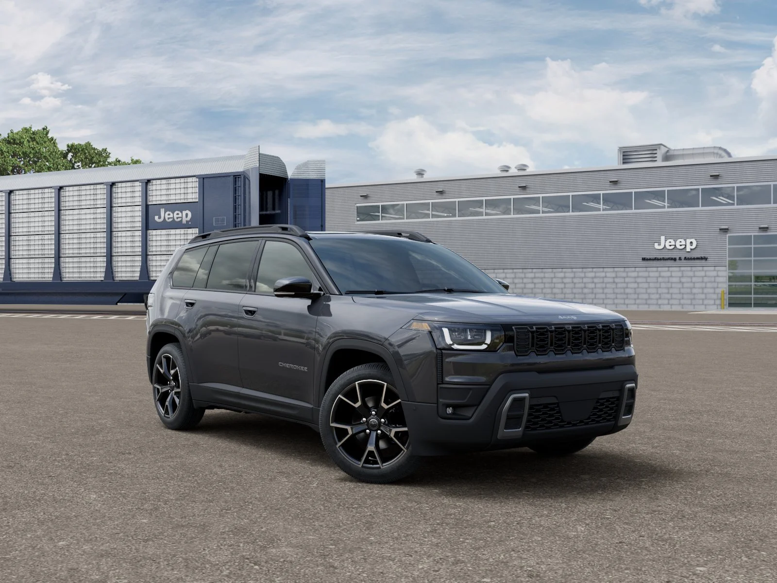 New 2026 Sting-Gray Clear-Coat Exterior Paint Jeep Overland image 3