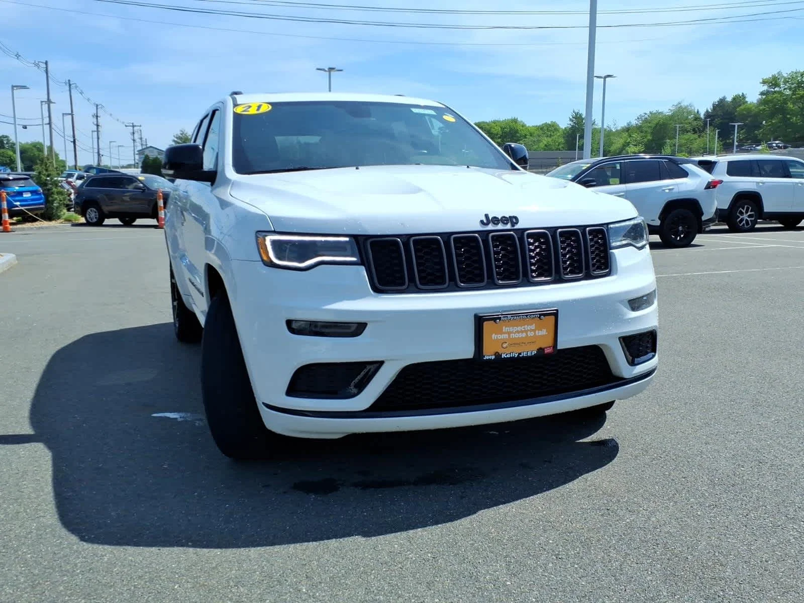 Certified Used 2021 Bright White Clear Coat Jeep Limited X image 4