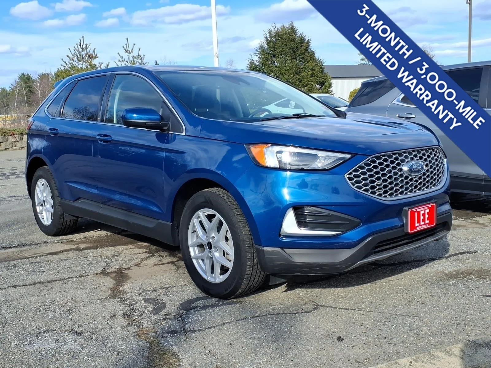 Used 2024 Blue Metallic Ford SEL image 2