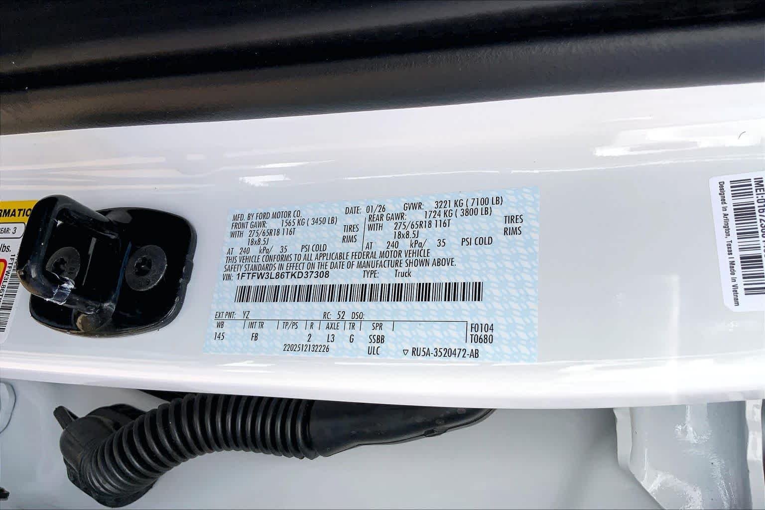 New 2026 Oxford White Ford XLT image 21