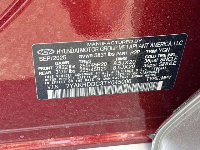 New 2026 Red Hyundai Limited image 33