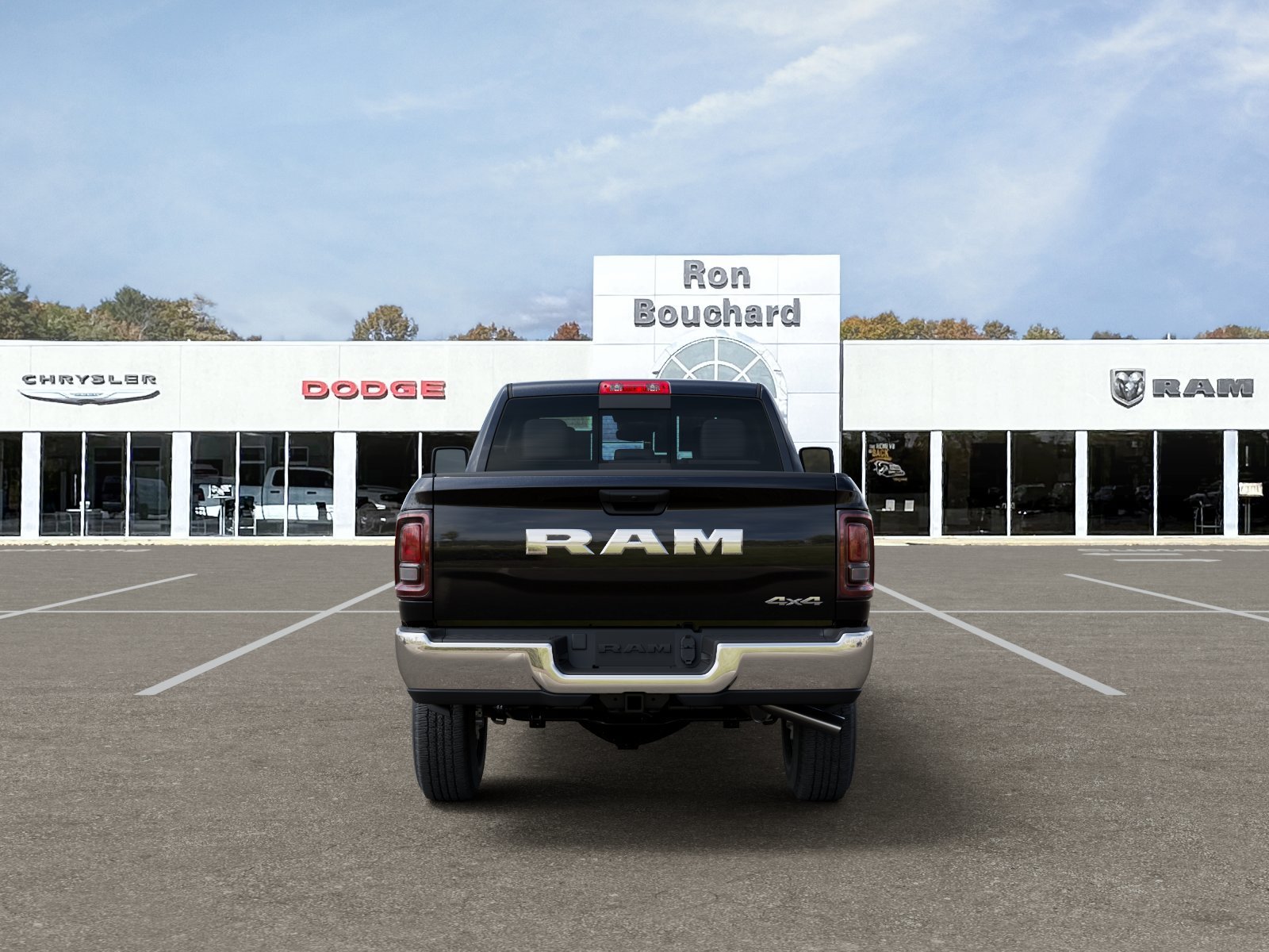New 2027 Diamond Black Crystal Pearl-Coat Exterior Paint RAM Tradesman image 7