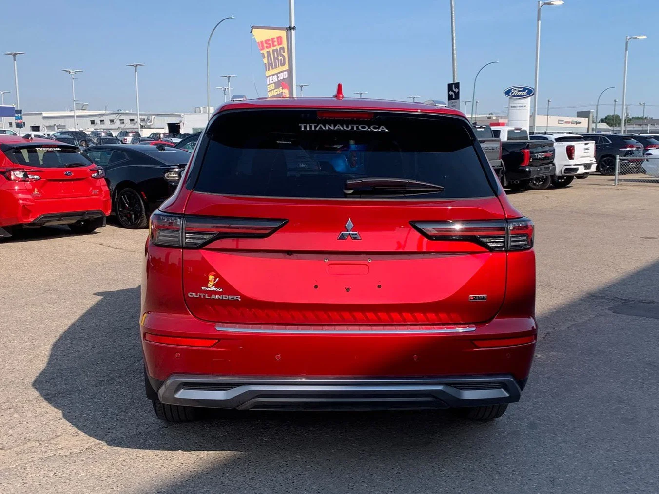 Certified Used 2025 Red Diamond Mitsubishi SE S-AWC*7 Pass | Htd Seats | Pano Roof | Htd Wheel | Yamaha Audio | Blind Spot Detection | CarPlay image 14