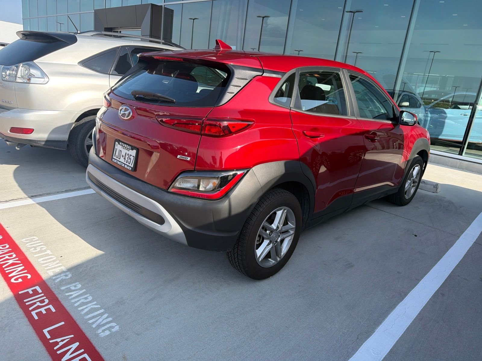 Certified Used 2023 Ultimate Red Hyundai SE image 4