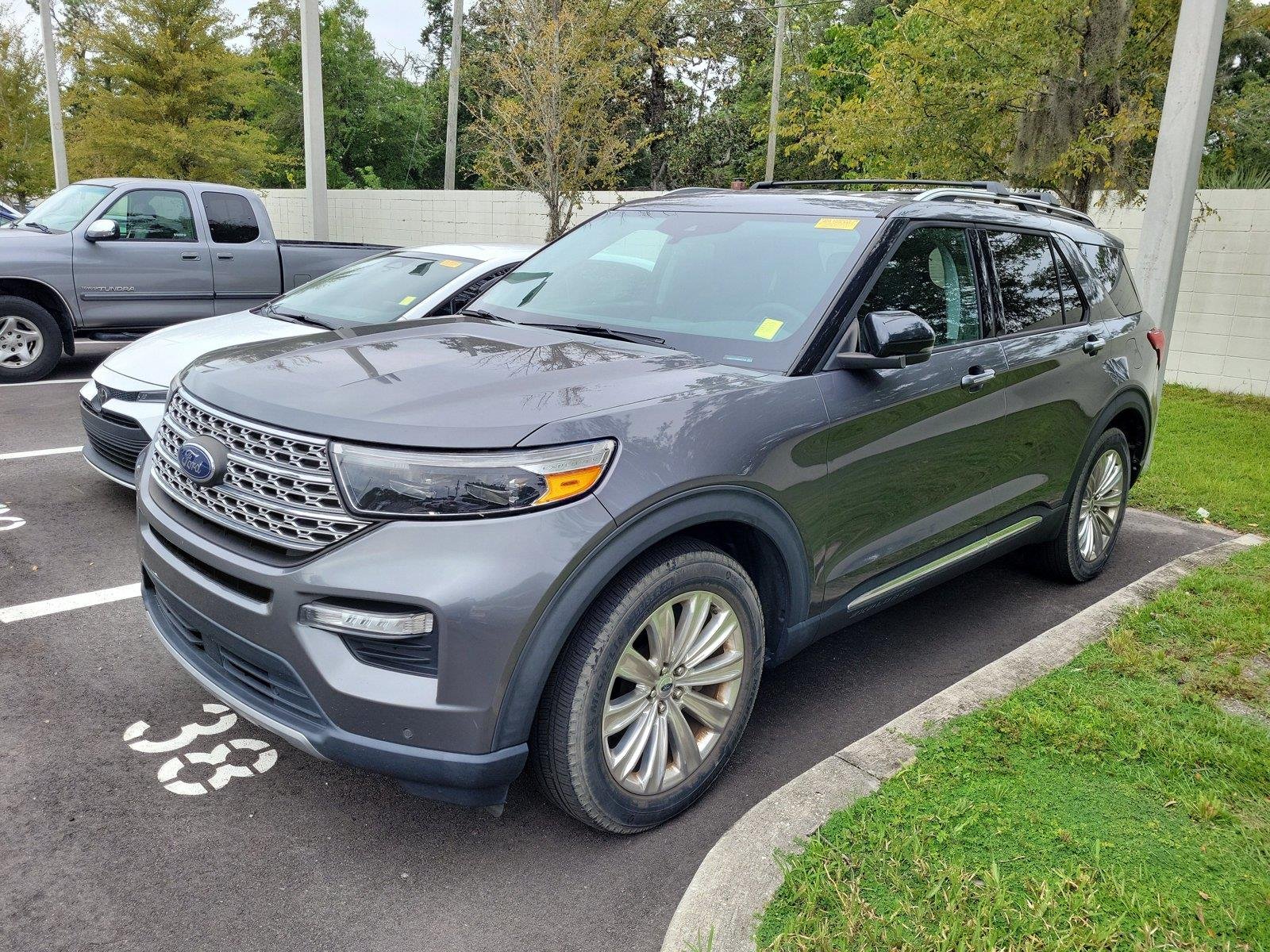 Used 2021 Carbonized Gray Ford Limited image 1