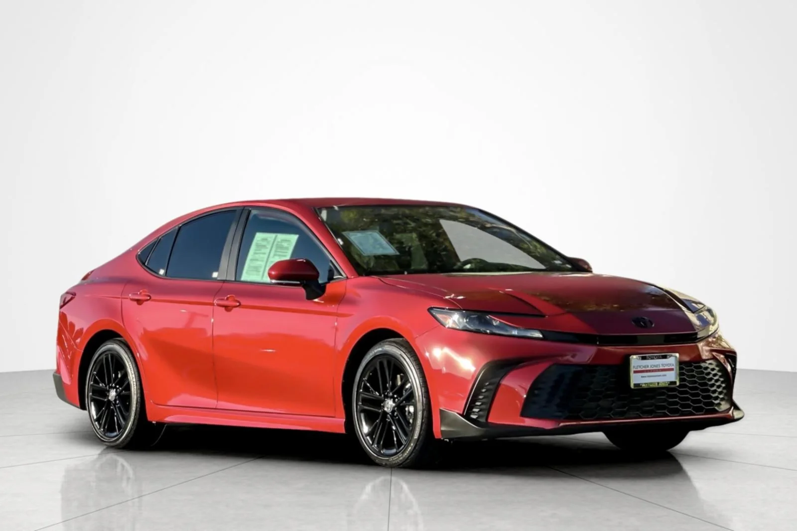 Certified Used 2025 Supersonic Red Toyota SE image 7