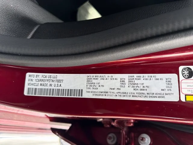 Used 2026 Red Ram Big Horn Crew Cab 4x2 5