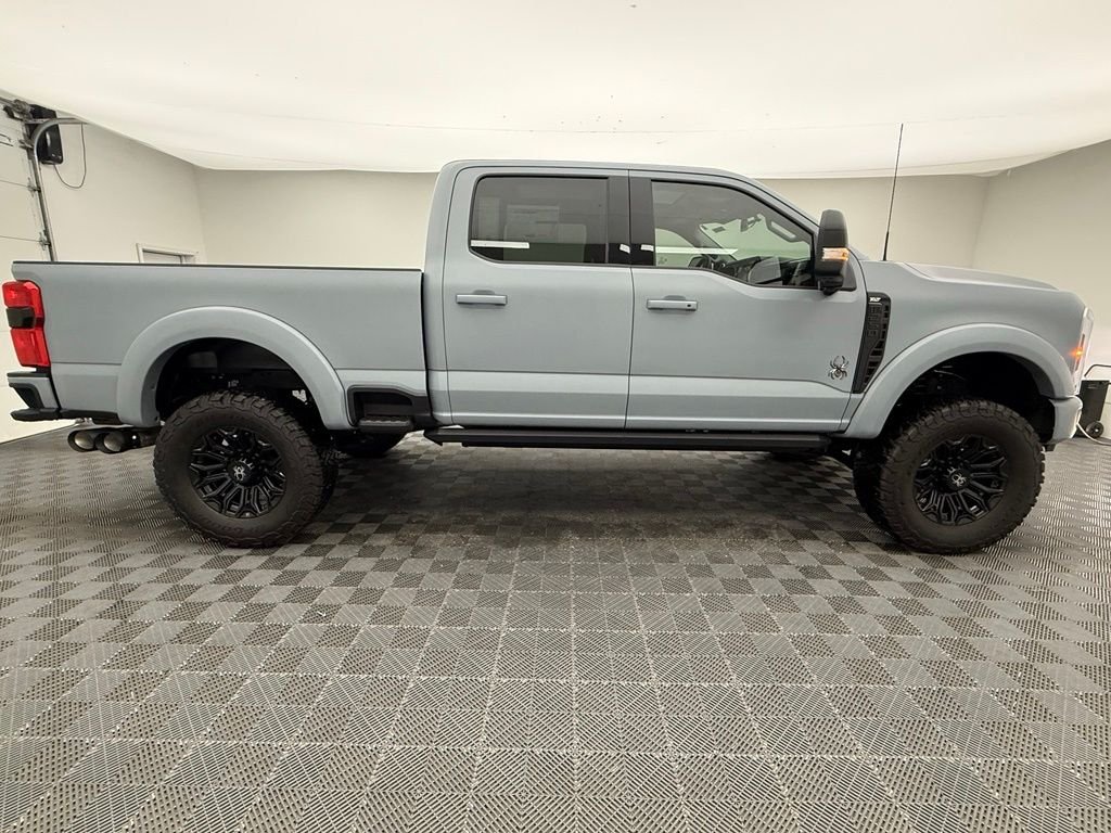 New 2026 Matte Glacier Gray Ford XLT Black Widow Lifted Truck image 9