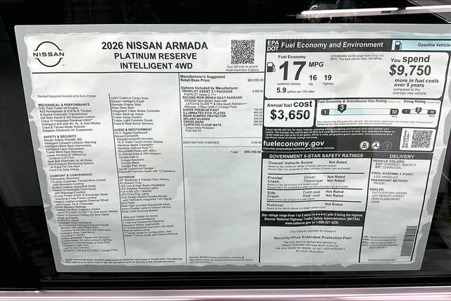 New 2026 Everest White Pearl Tricoat Nissan Platinum Reserve image 45