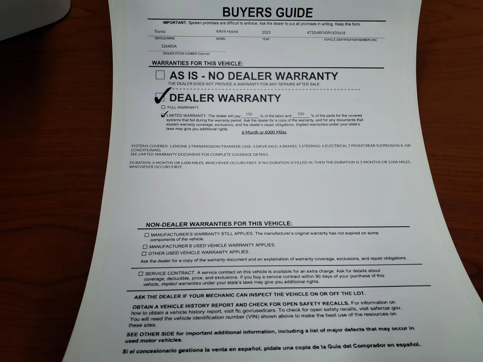 Used 2023 Blueprint Toyota Hybrid Limited image 33