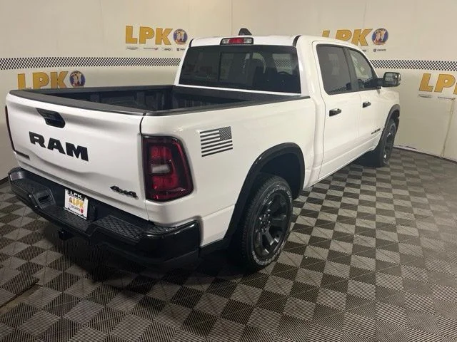 New 2026 Bright White Clear-Coat Exterior Paint RAM BIG HORN image 3