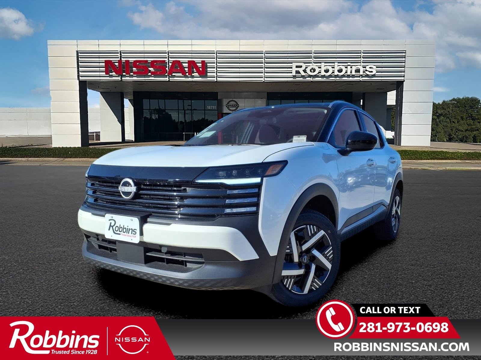 2026 Nissan Kicks SV White at Robbins Nissan