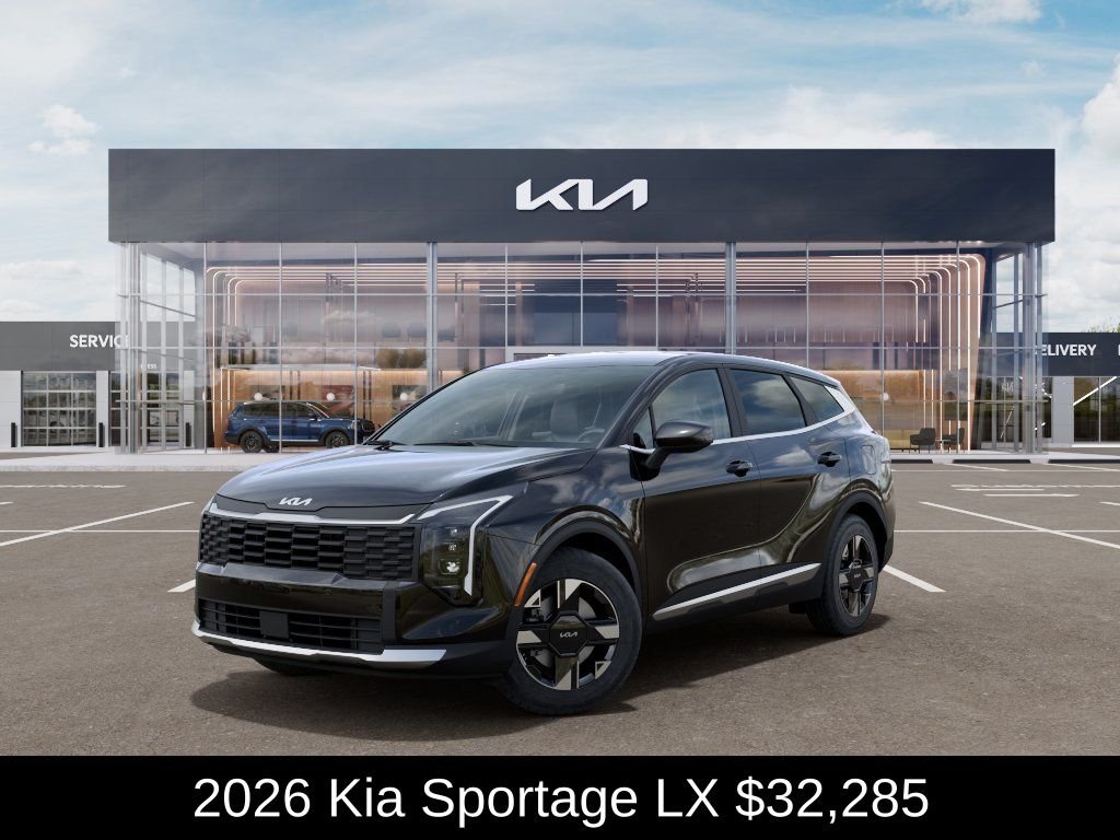 New 2026 Ebony Black Kia LX image 2