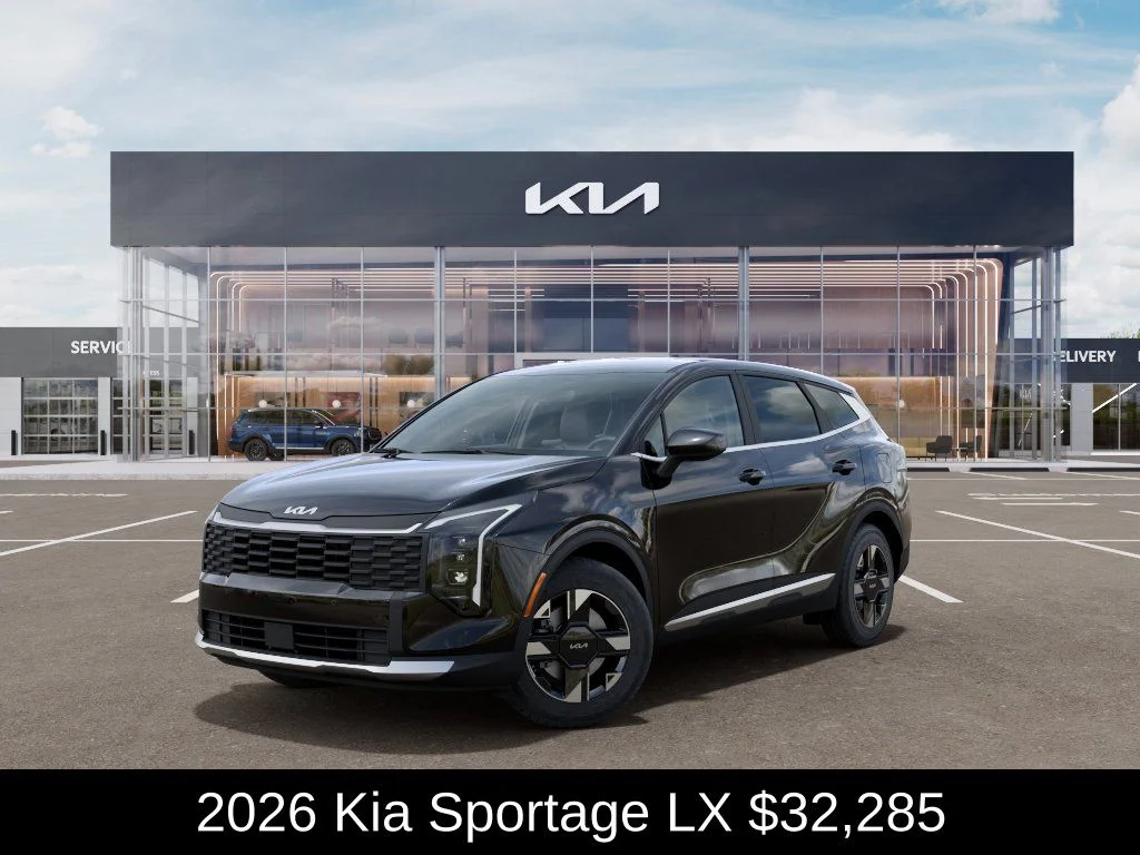New 2026 Ebony Black Kia LX image 2