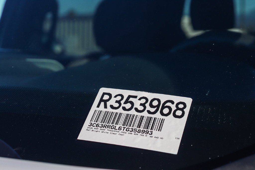 New 2026 Bright White Clearcoat Ram Tradesman image 30