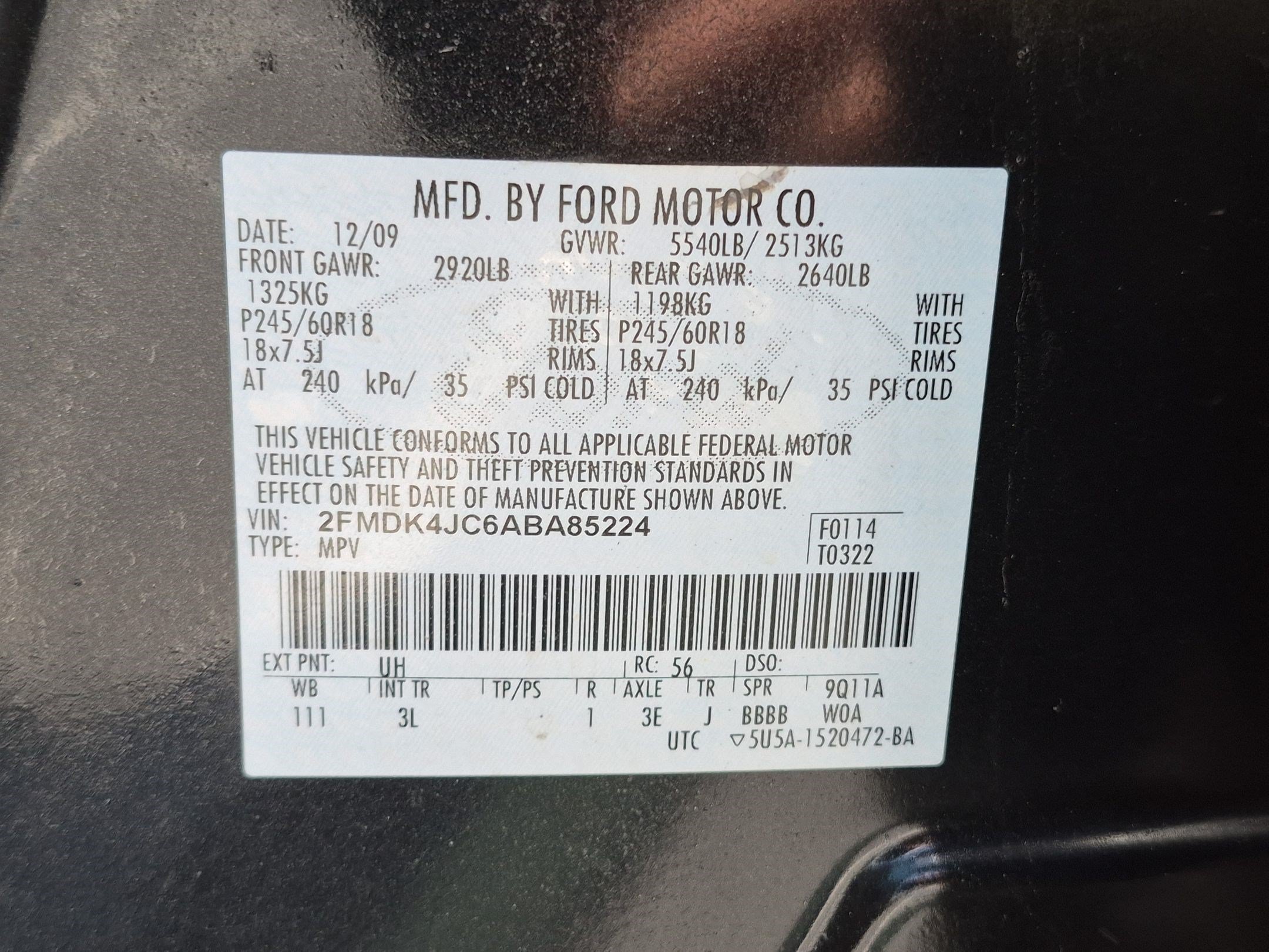 Used 2010 Black Ford SEL image 31