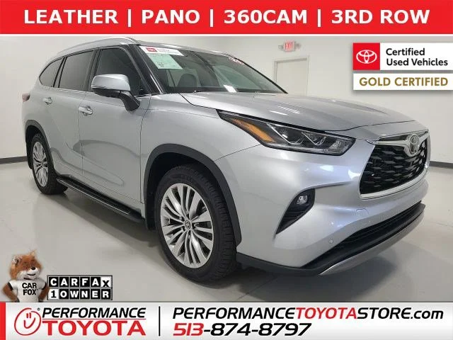 Certified Used 2024 Celestial Silver Metallic Toyota Platinum image 1